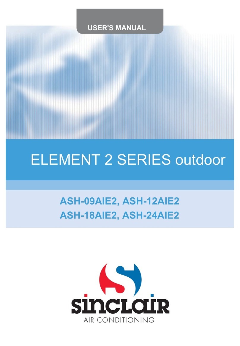 Sinclair ASH-09AIE2 user manual