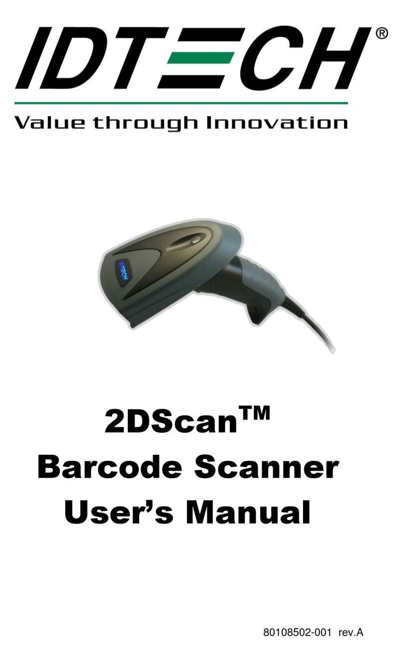 IDTECH 2DScan User manual