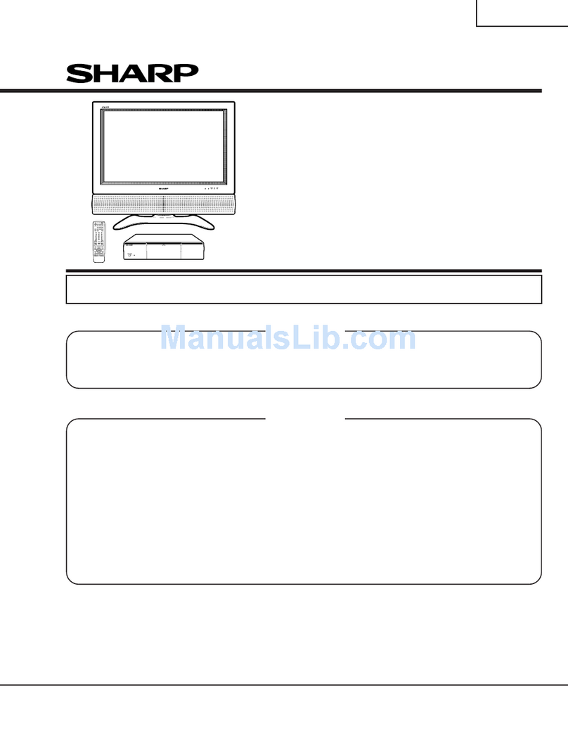 Sharp Aquos LC 30HV6U User manual