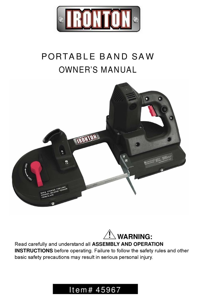 Ironton 45967 User manual