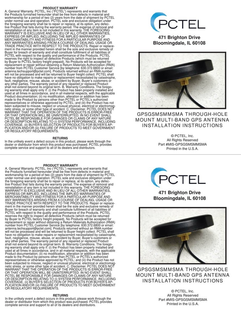 PCTEL GPSGSMSMMSMA installation instructions