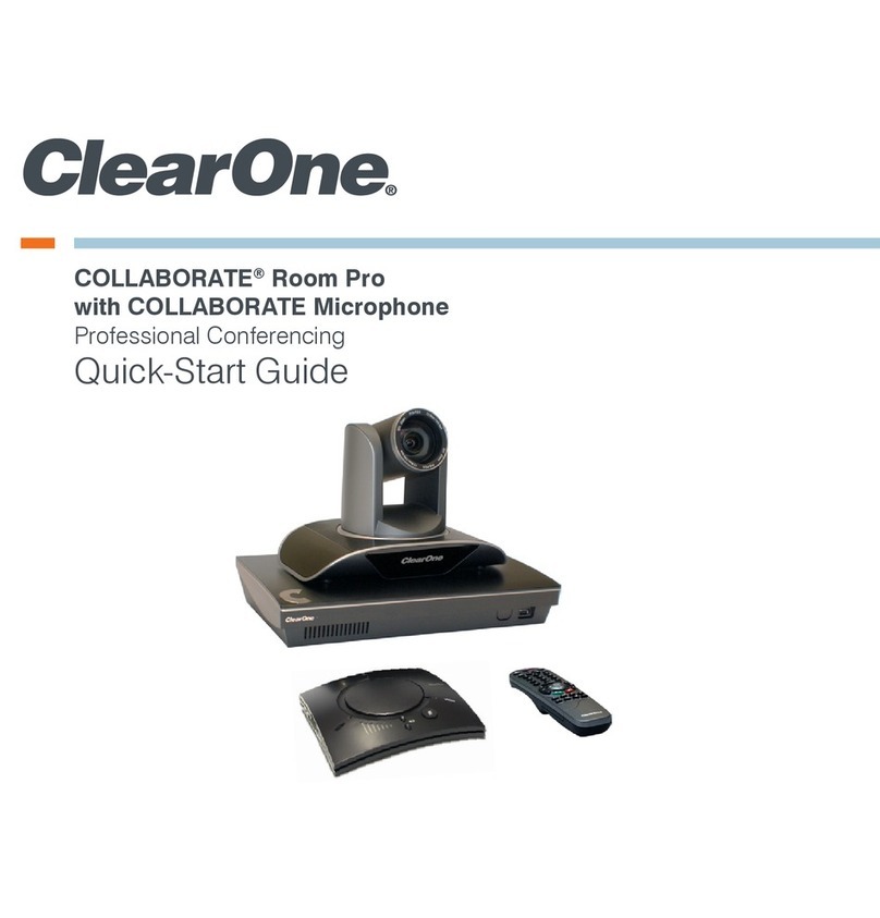 Clear One COLLABORATE ROOM PRO quick start guide