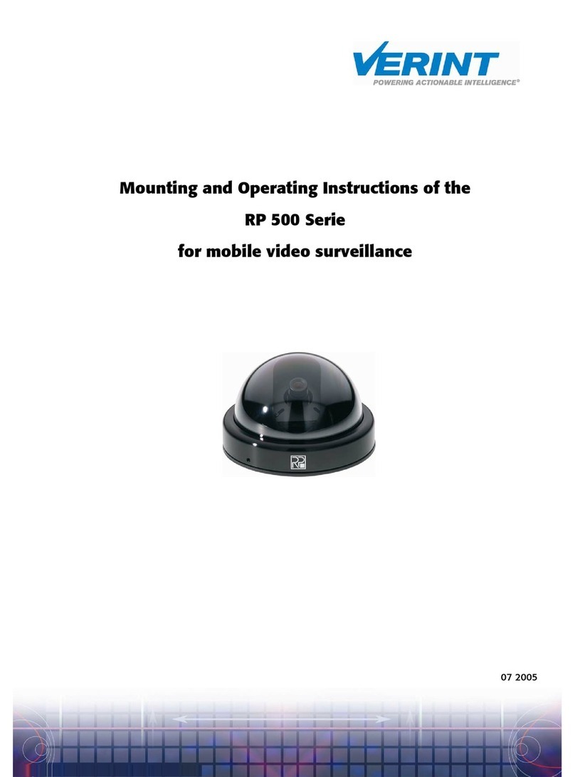 Verint RP 500 Series Service manual