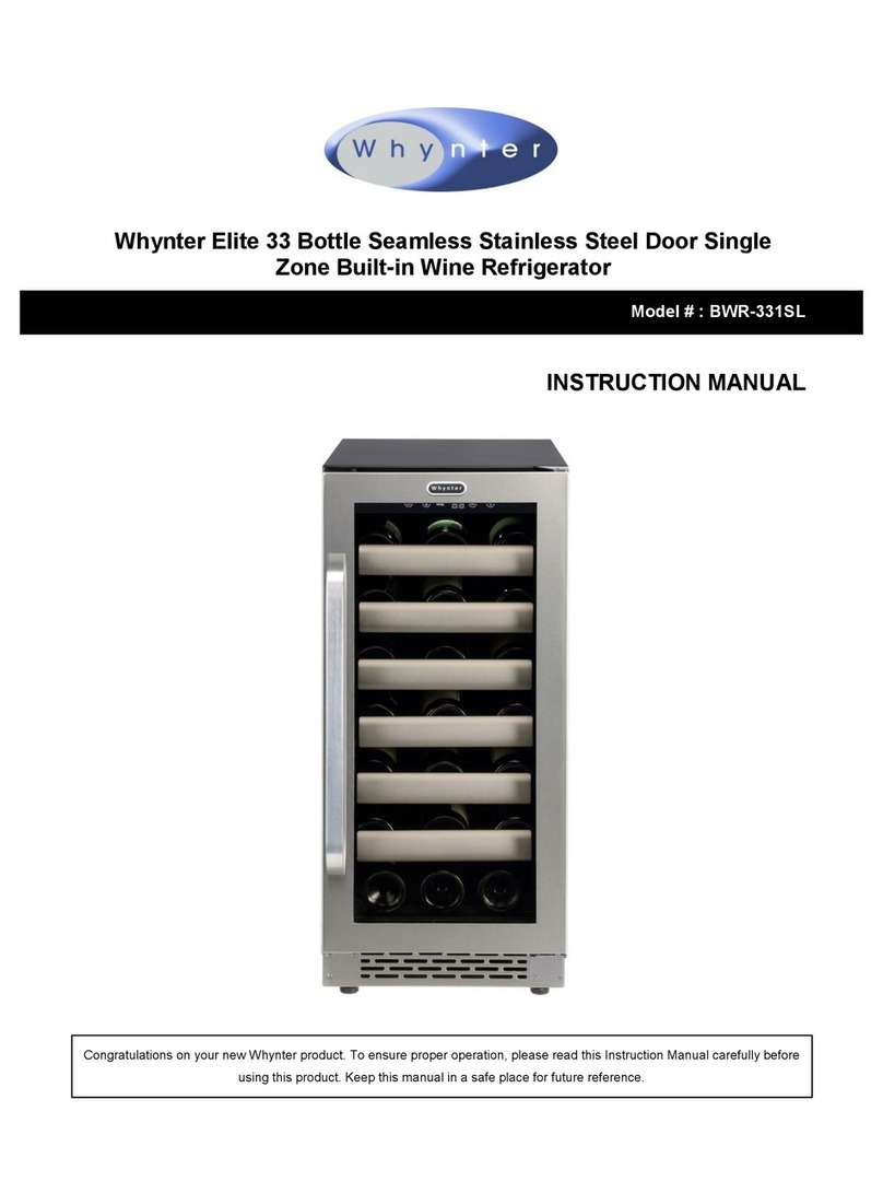 Whynter BWR-331SL User manual