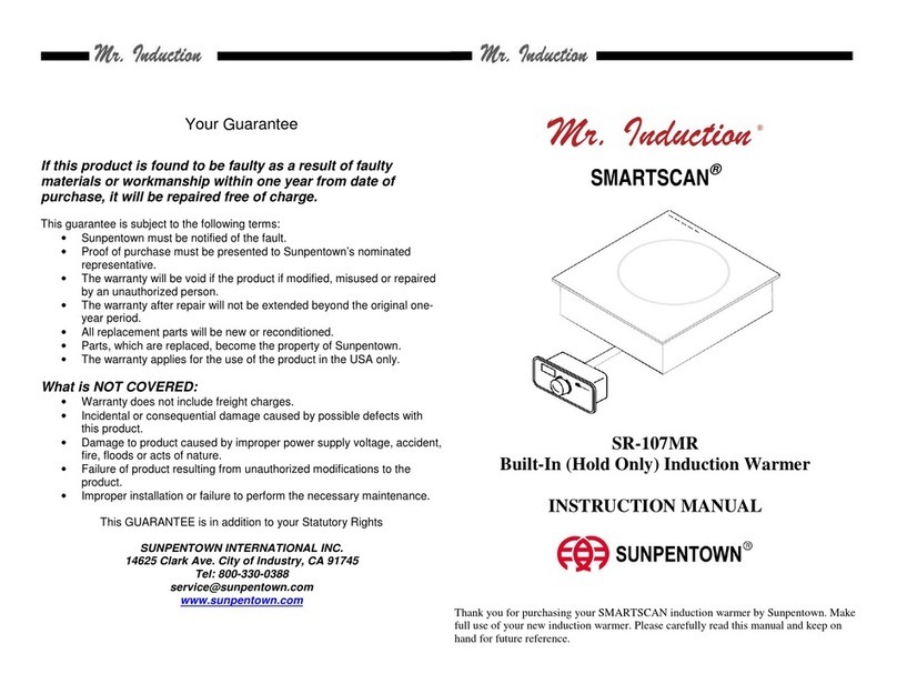 Sunpentown SMARTSCAN SR-107MR instruction manual