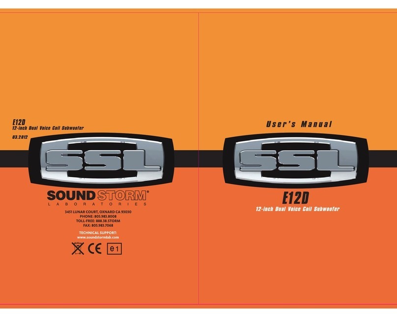 Ssl E12D User manual