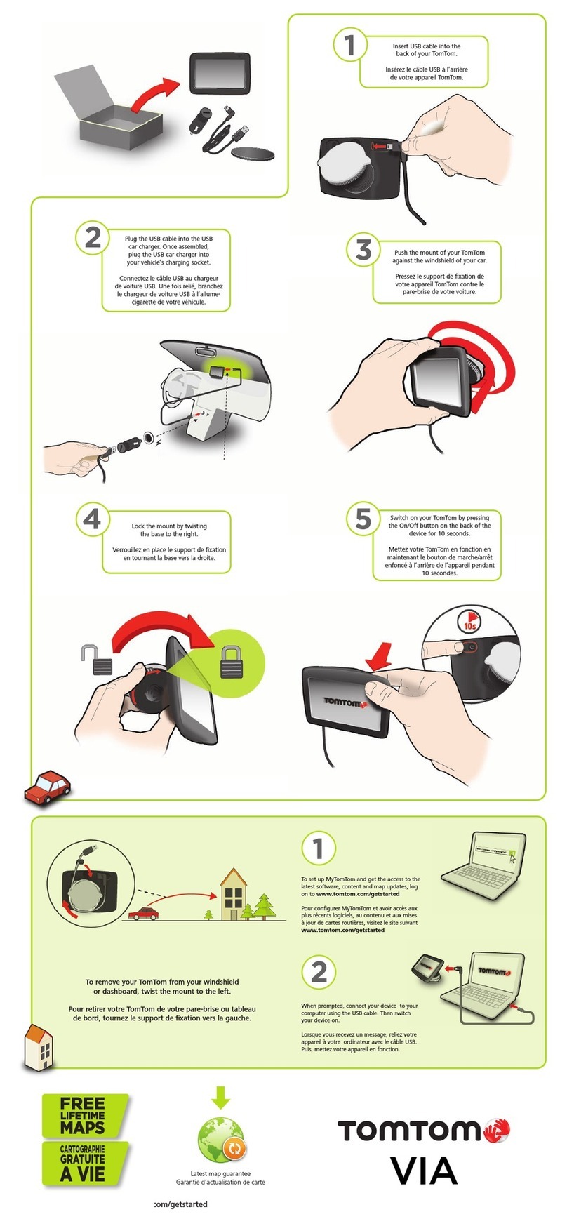 TomTom VIA Specification sheet TomTom VIA Specification sheet