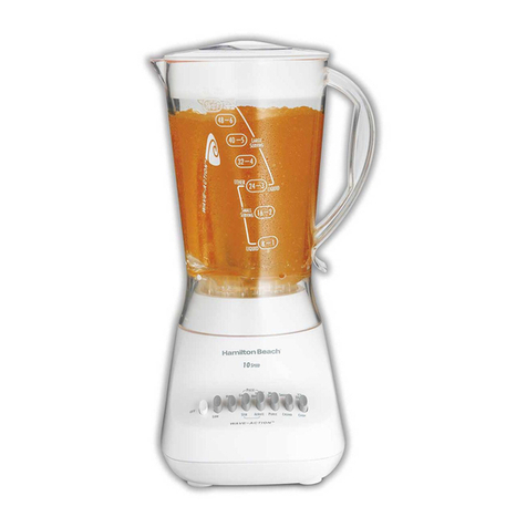 Hamilton Beach 50161N - Wave-Action Blender manual