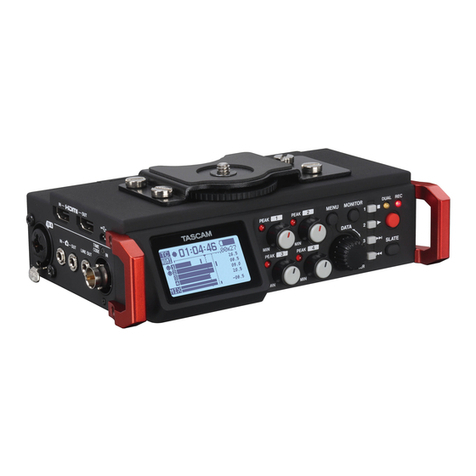 Tascam DR-701D Reference manual