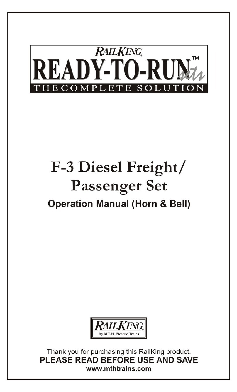 Rail King Ready-to-Run F--3 Operation manual
