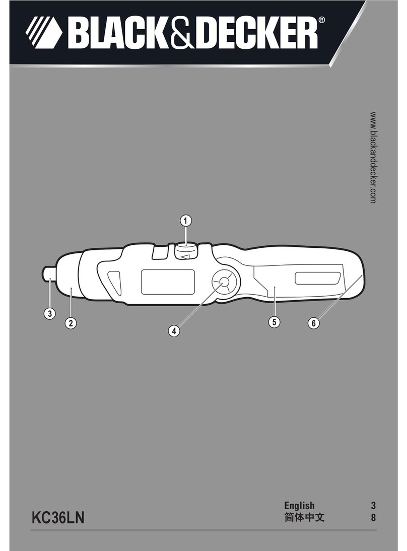 Black & Decker KC36LN Original instructions