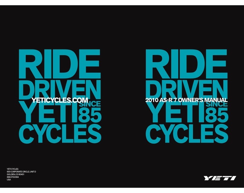 Yeti Cycles 2010 AS-R 7 owner's manual