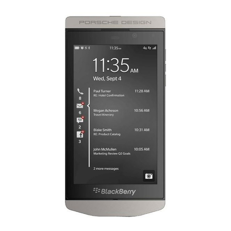 Blackbe;rry PORSCHE DESIGN P'9982 User manual Blackbe;rry PORSCHE DESIGN P'9982 User manual