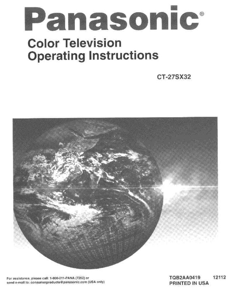 Panasonic CT-27SX32 User manual