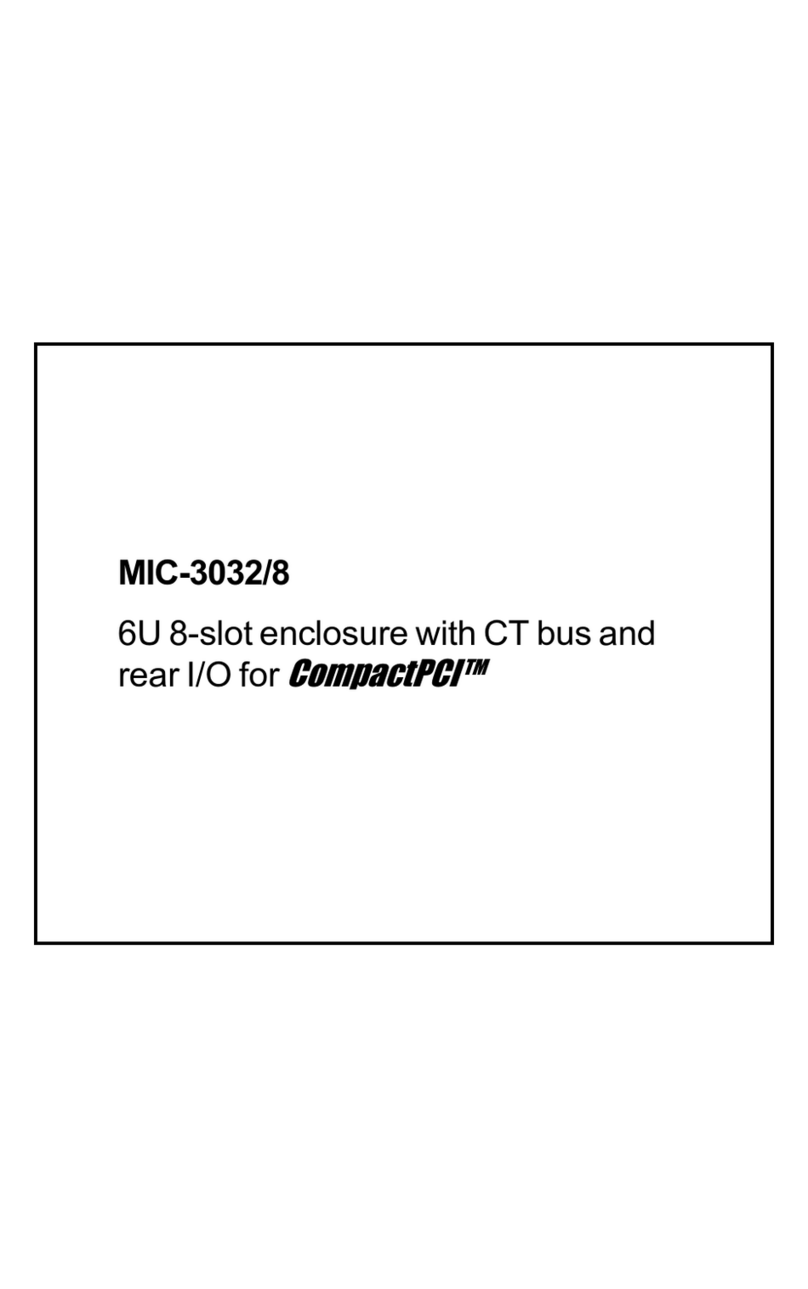 Advantech CompactPCI MIC-3032/8 user manual