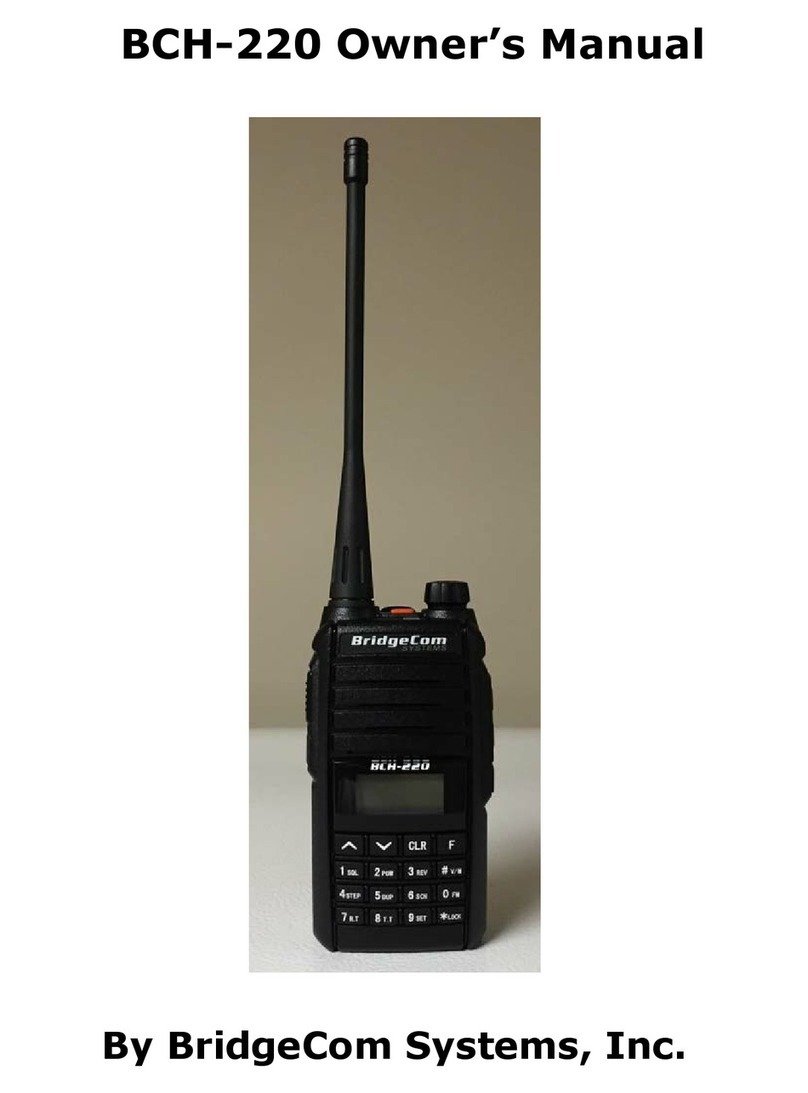 BridgeComSystems BCH-220 User manual