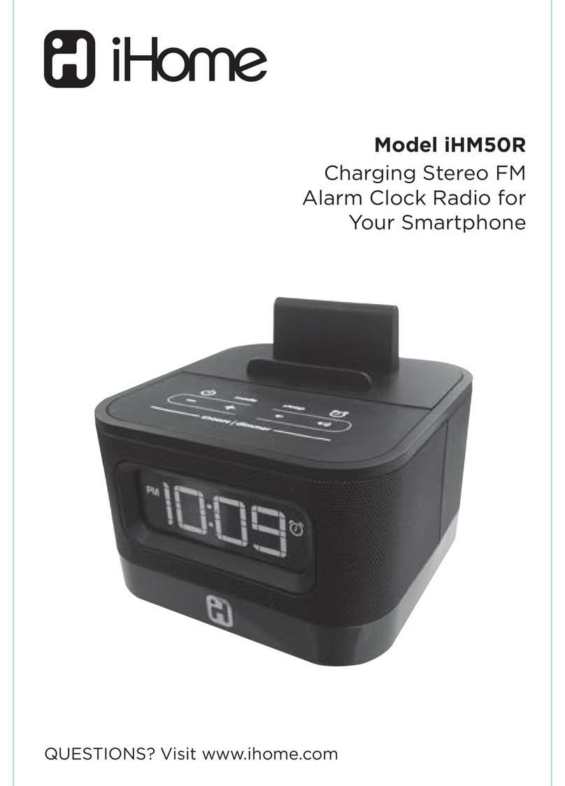 iHome iHM50R user manual