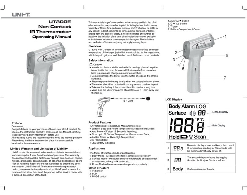 Unit UT300E User manual