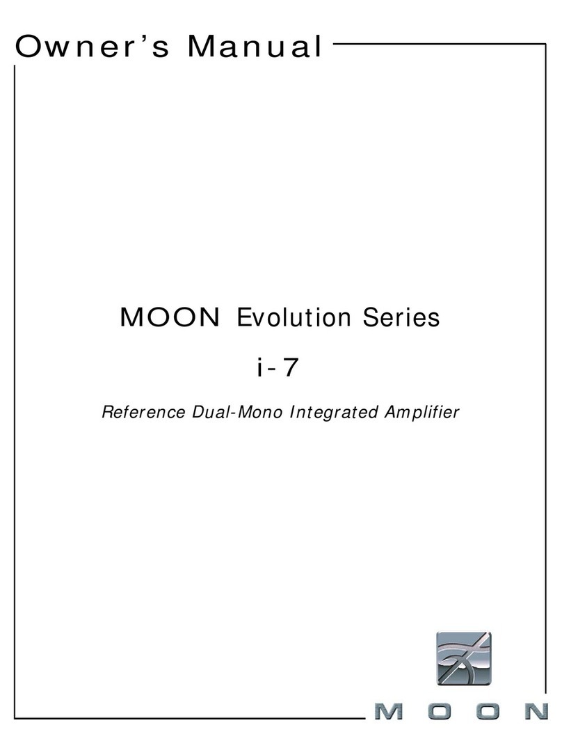 moon Evolution i-7 owner's manual