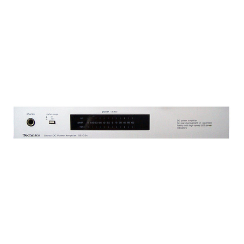 Technics SE-C01 User manual