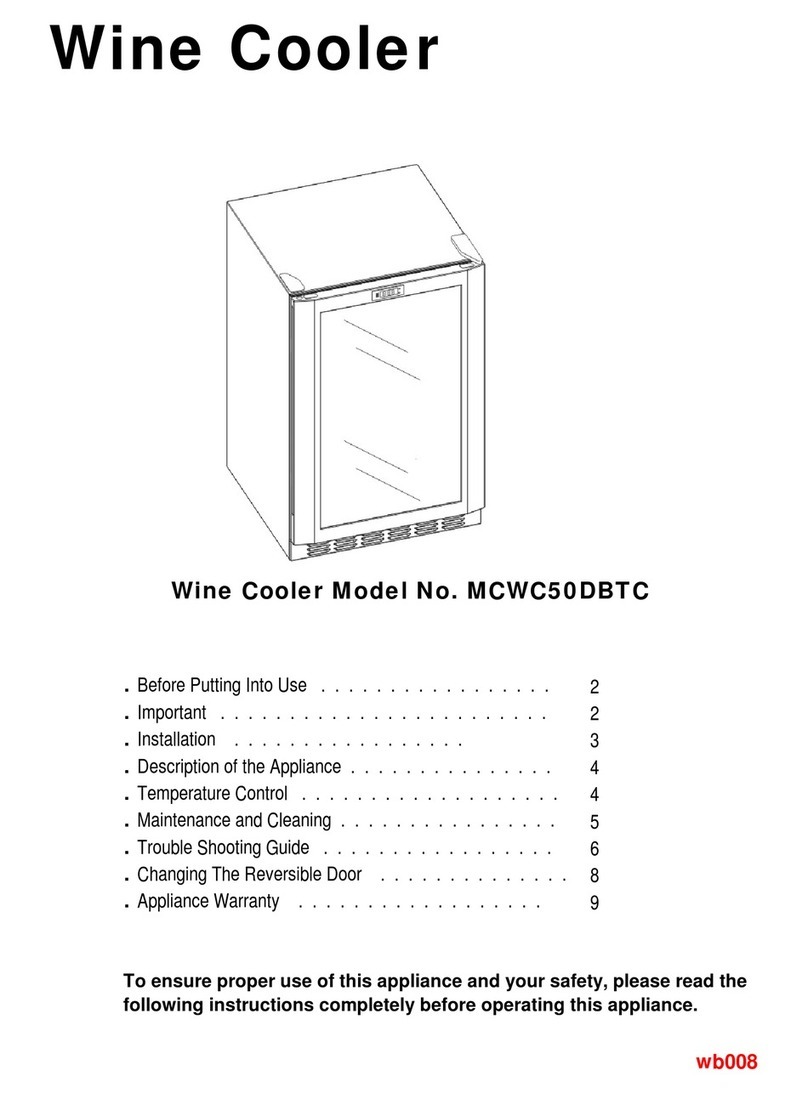 Magic Chef MCWC50DBTC user manual Magic Chef MCWC50DBTC user manual