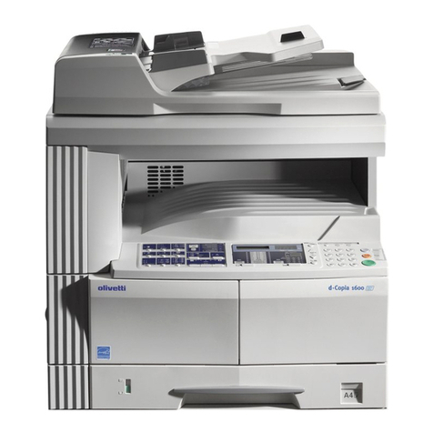 Olivetti d-Copia 1600 User manual