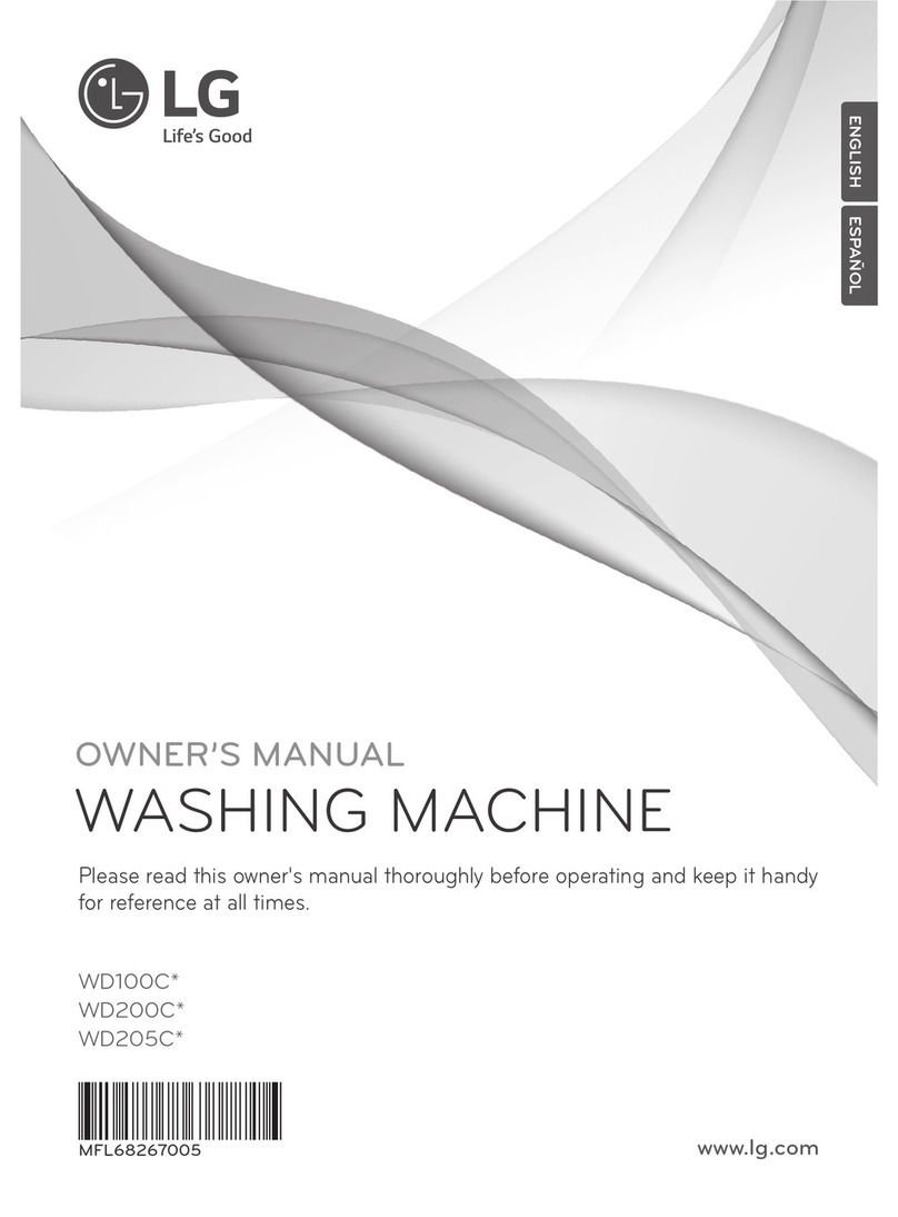 LG WD100C Series User manual