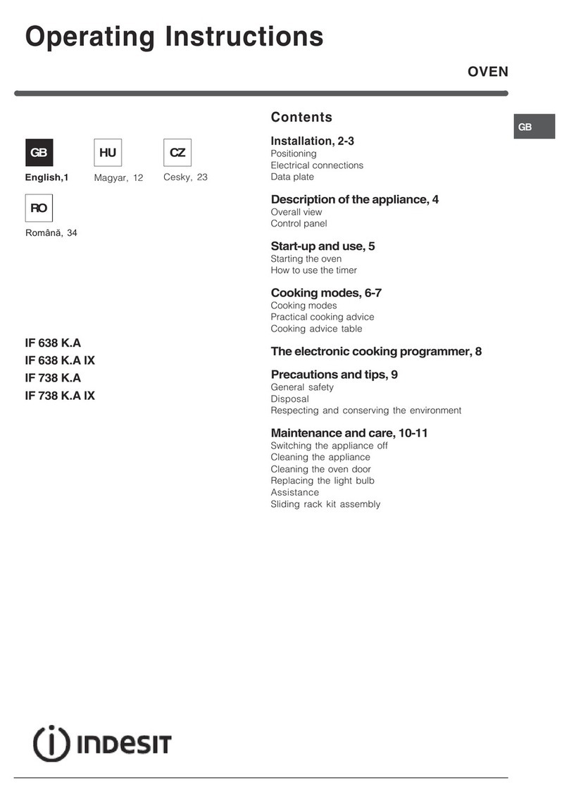 Indesit IF 638 K.A IX User manual