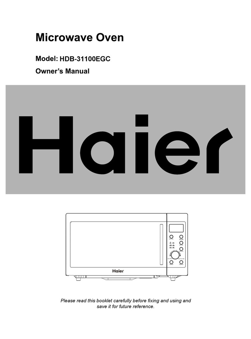 Haier HDB-31100EGC owner's guide