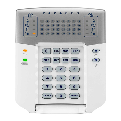 Paradox K32+ quick start guide