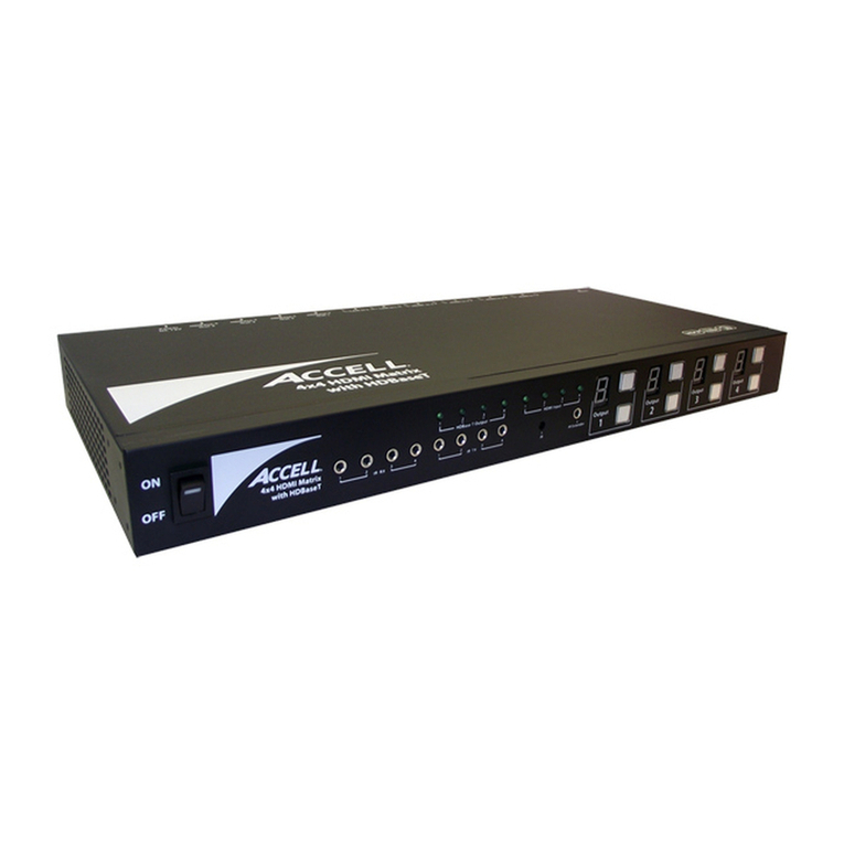 Accell K072C-014B User manual