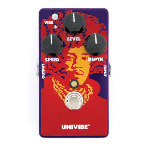 Dunlop univibe jhm3 User manual