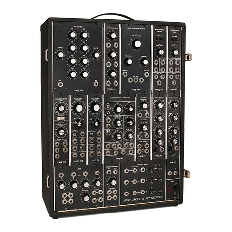 Moog SYSTEM I Operating manual Moog SYSTEM I Operating manual