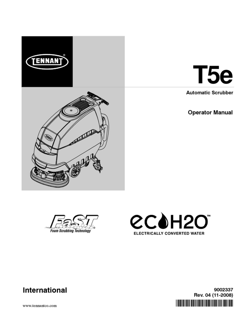 Tennant T5E Operator's manual