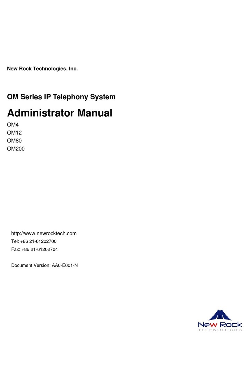 New Rock Technologies OM4 Administrator's manual