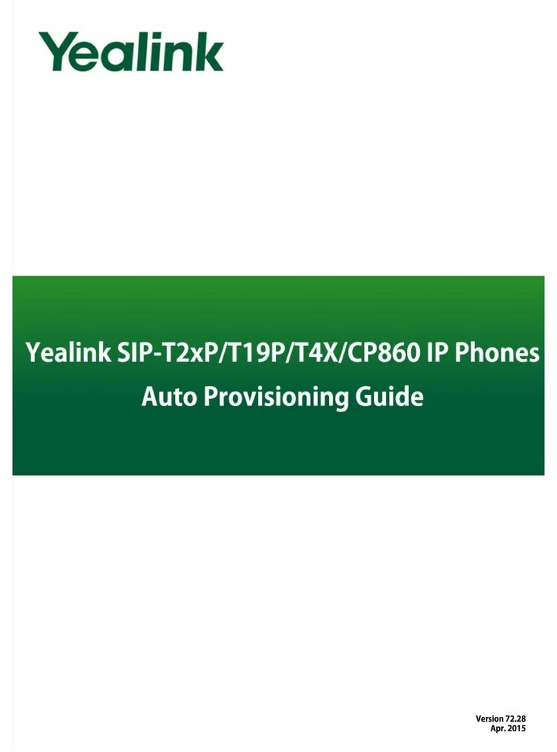 Yealink SIP-T2XP User manual