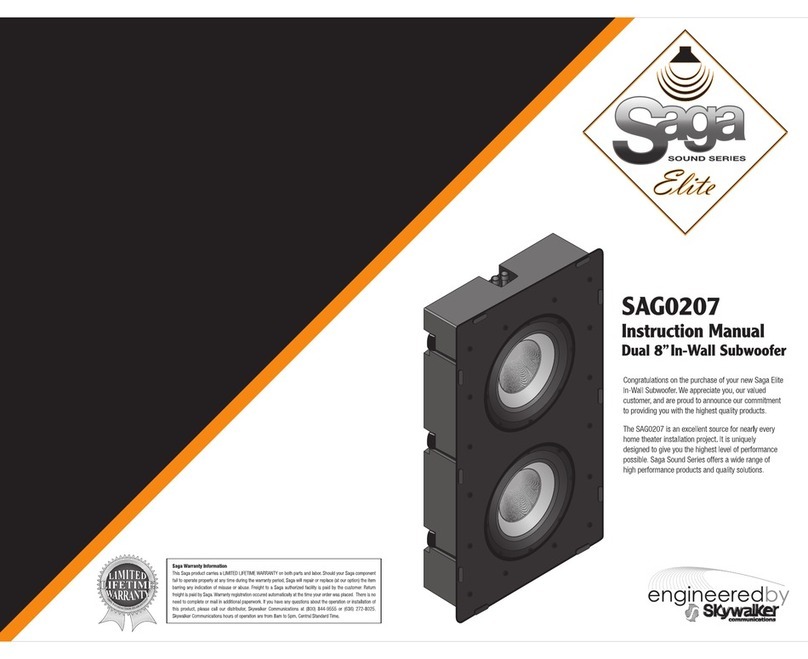 Saga SAG0207 instruction manual
