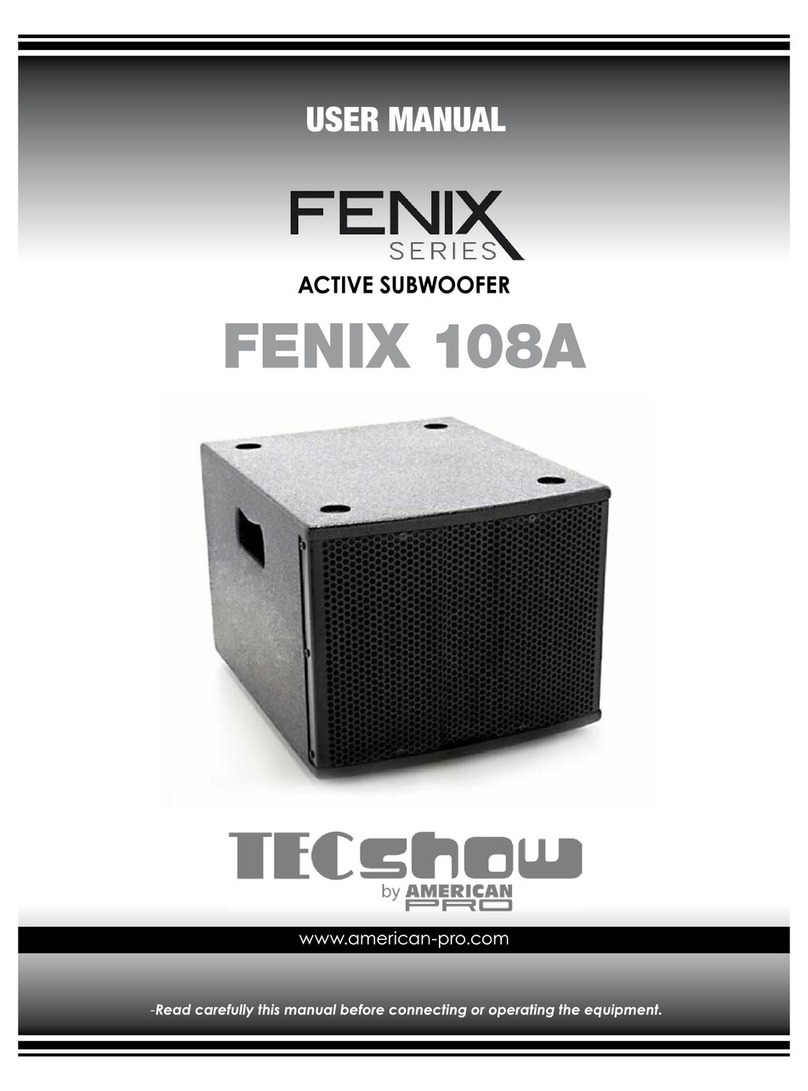 TECshow Fenix 108A user manual