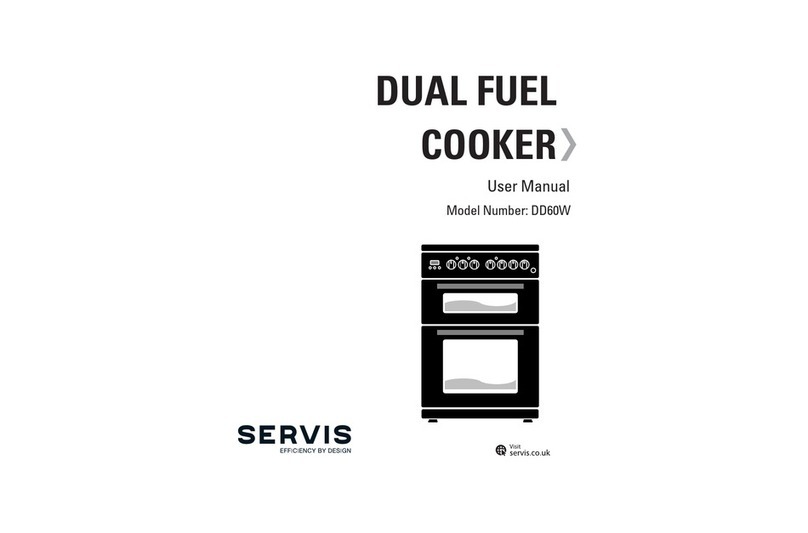 SERVIS DD60W user manual