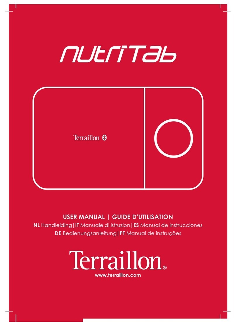 Terraillon NUTRITAB User manual