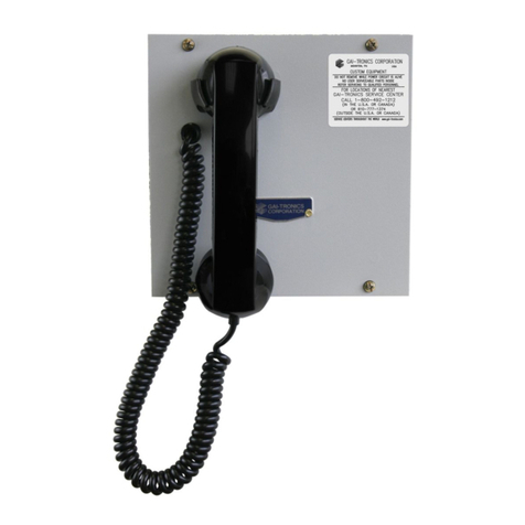 GAI-Tronics 701-312 User manual