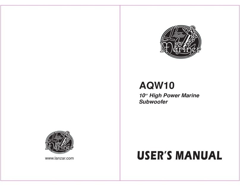 Lanzar AQW10 user manual