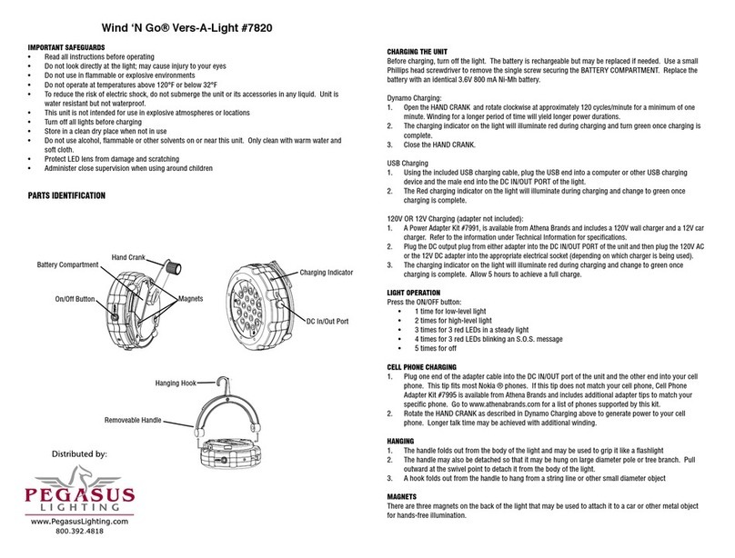 Wind n Go Vers-A-Light 7820 user manual