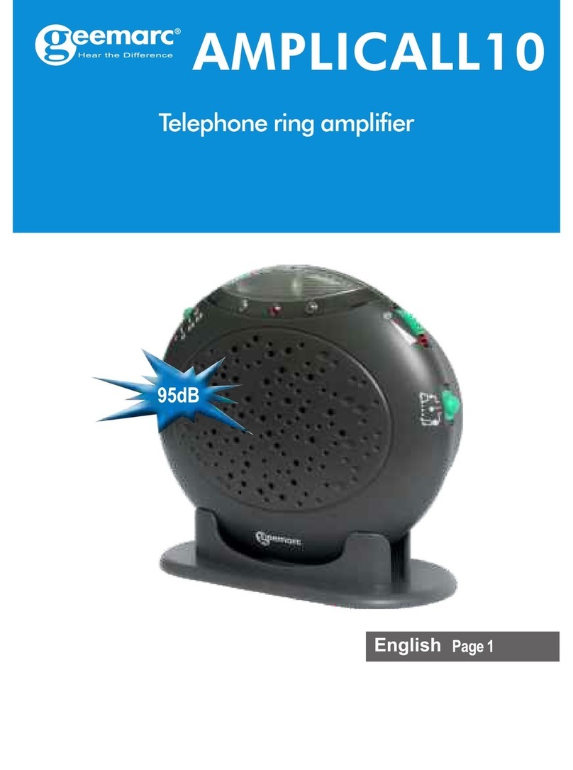 Geemarc AMPLICALL10 User manual
