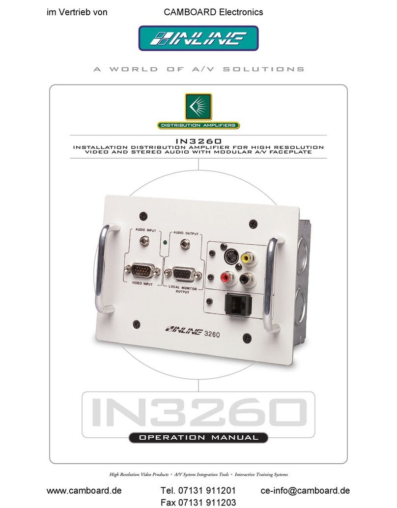 Inline IN3260 User manual Inline IN3260 User manual
