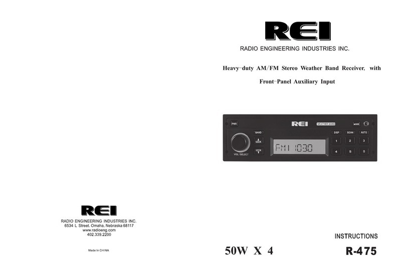 REI R-475 instruction manual