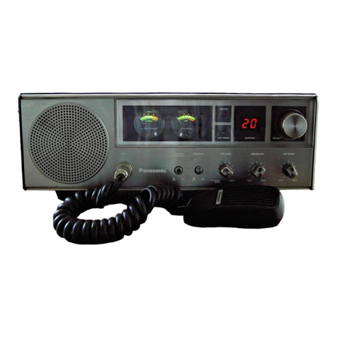 Panasonic RJ-3600 Service manual