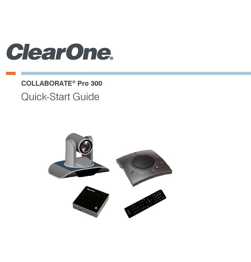 Clear One collaborate pro 300 quick start guide
