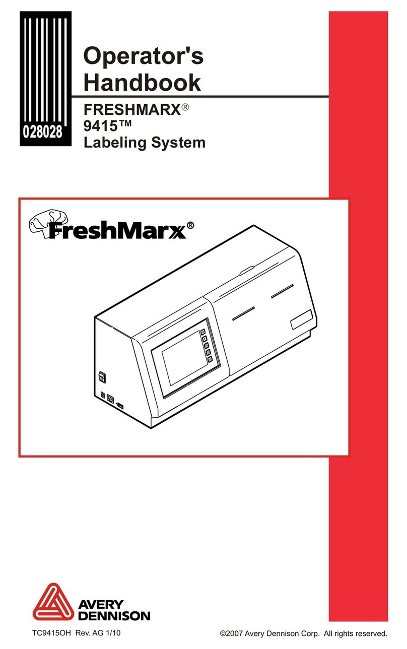 Avery Dennison FRESHMARX 9415 User manual