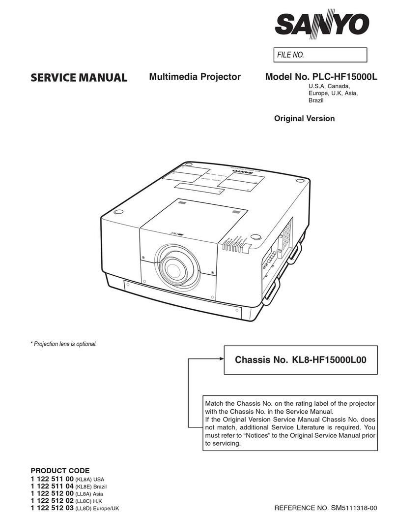 Sanyo QuaDrive PLC-HF15000L User manual Sanyo QuaDrive PLC-HF15000L User manual